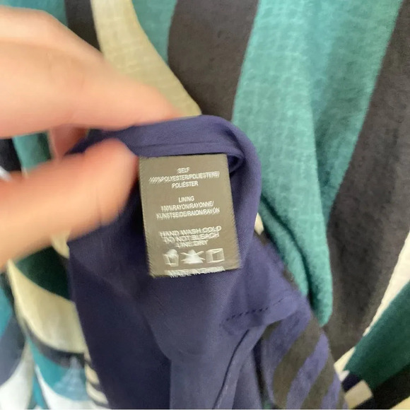 ANTHROPOLOGIE Sunday In Brooklyn Leger Dress Striped Fit & Flare Size Small - Picture 8 of 8